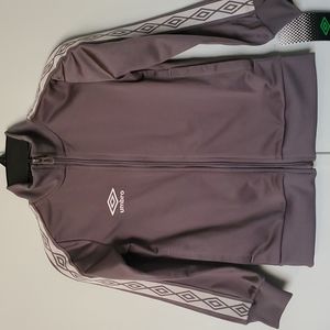Boys Umbro Diamond Print Track Jacket XS 4/5 NWT